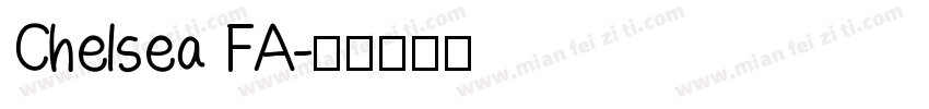 Chelsea FA字体转换